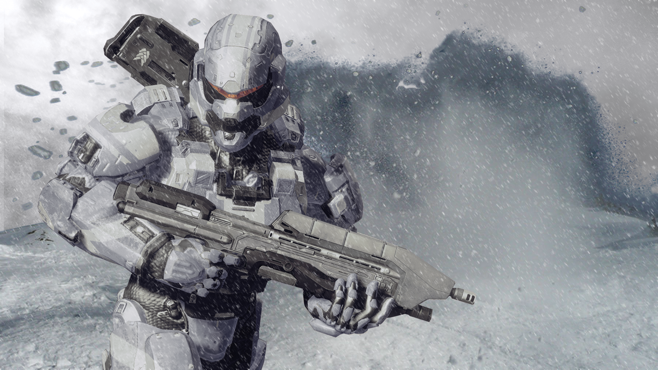 Mask Helmet Rifle Sci Fi Wallpaper