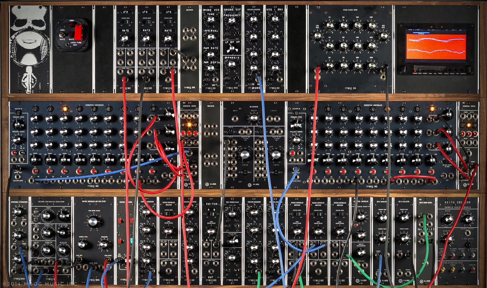 Moog Modular Synthesizer Details On The Emerson Clone