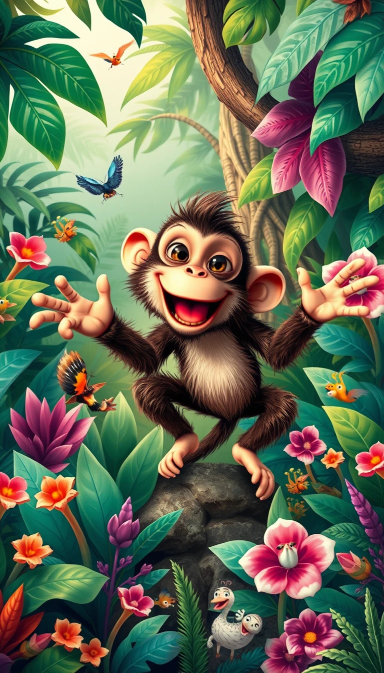 Funny Monkey Wallpaper