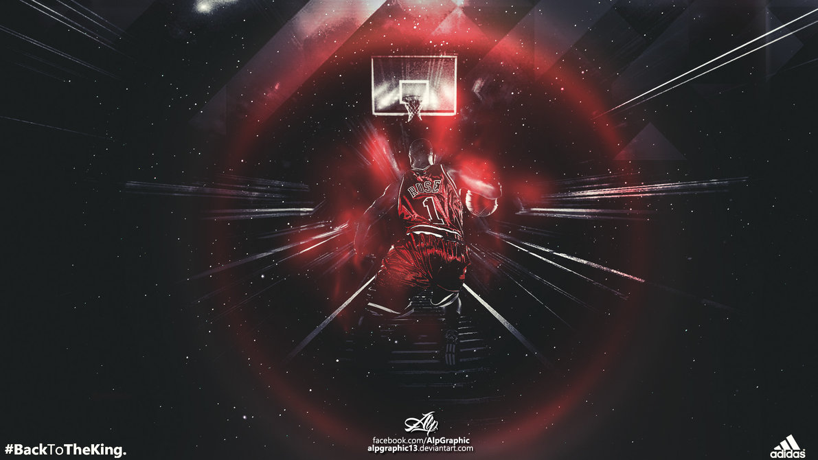 DERRICK ROSE Wallpaper by AlpGraphic13