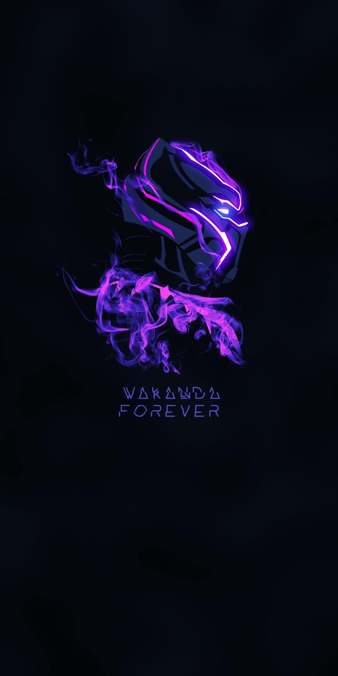 Black Panther Purple Glow IPhone Wallpaper   IPhone Wallpapers 1079x2158
