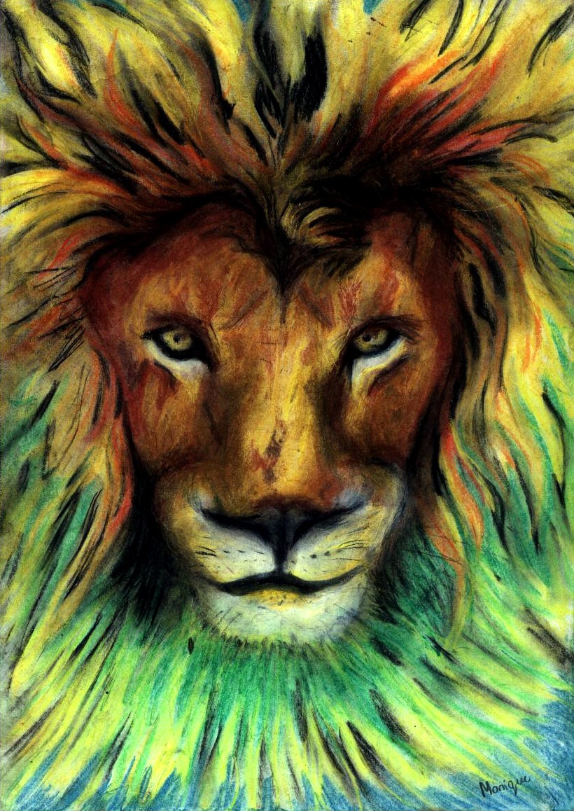 Rasta Lion by LadyWhiite on