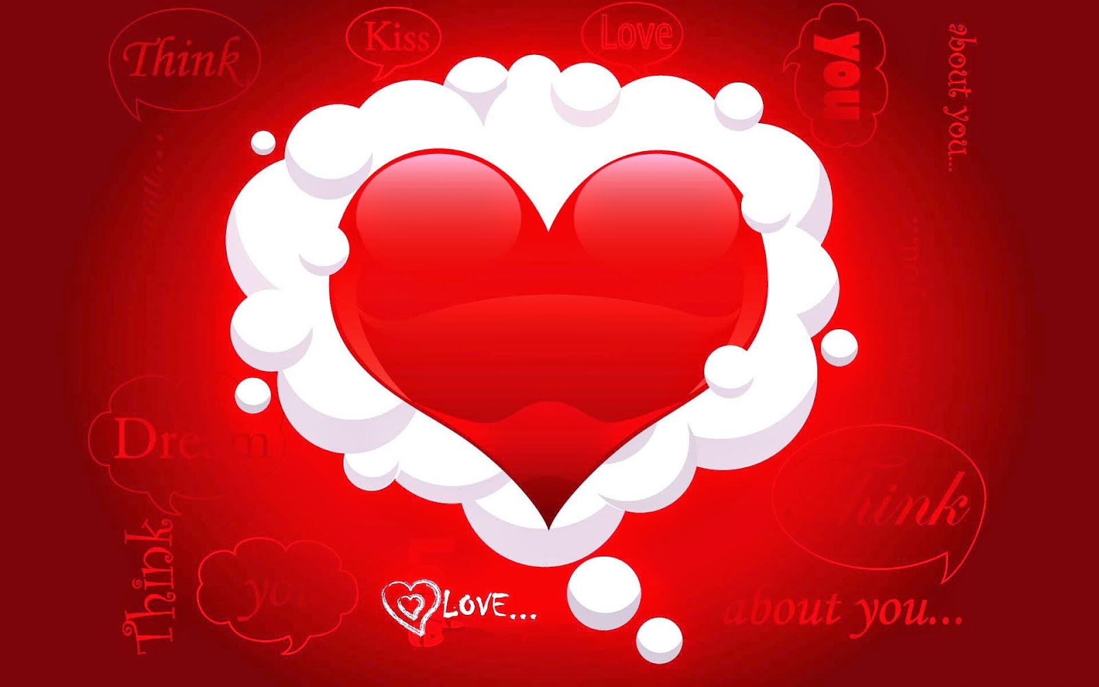 Valentine Day Hearts Wallpaper Beautiful