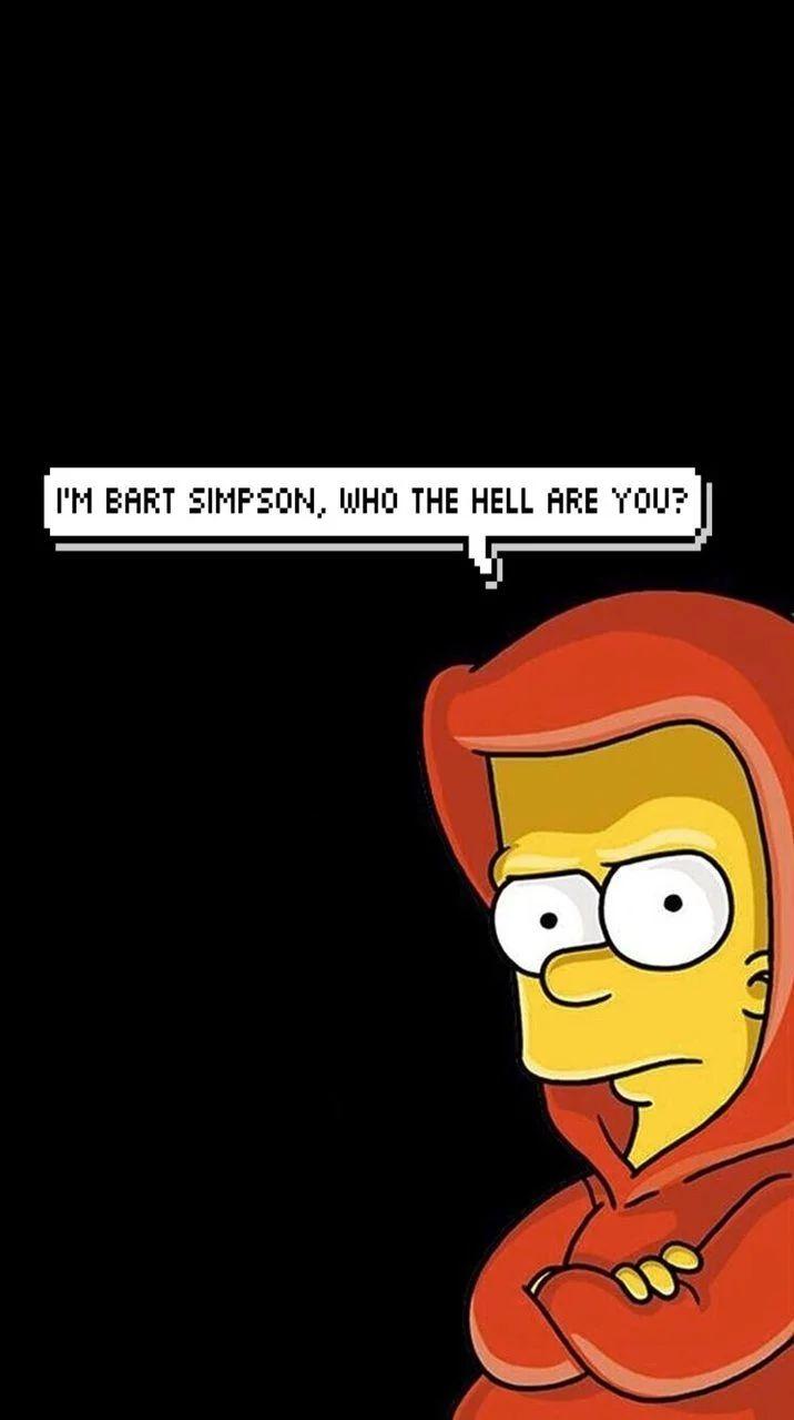 Download Bart Simpsons I'm Sad Wallpaper