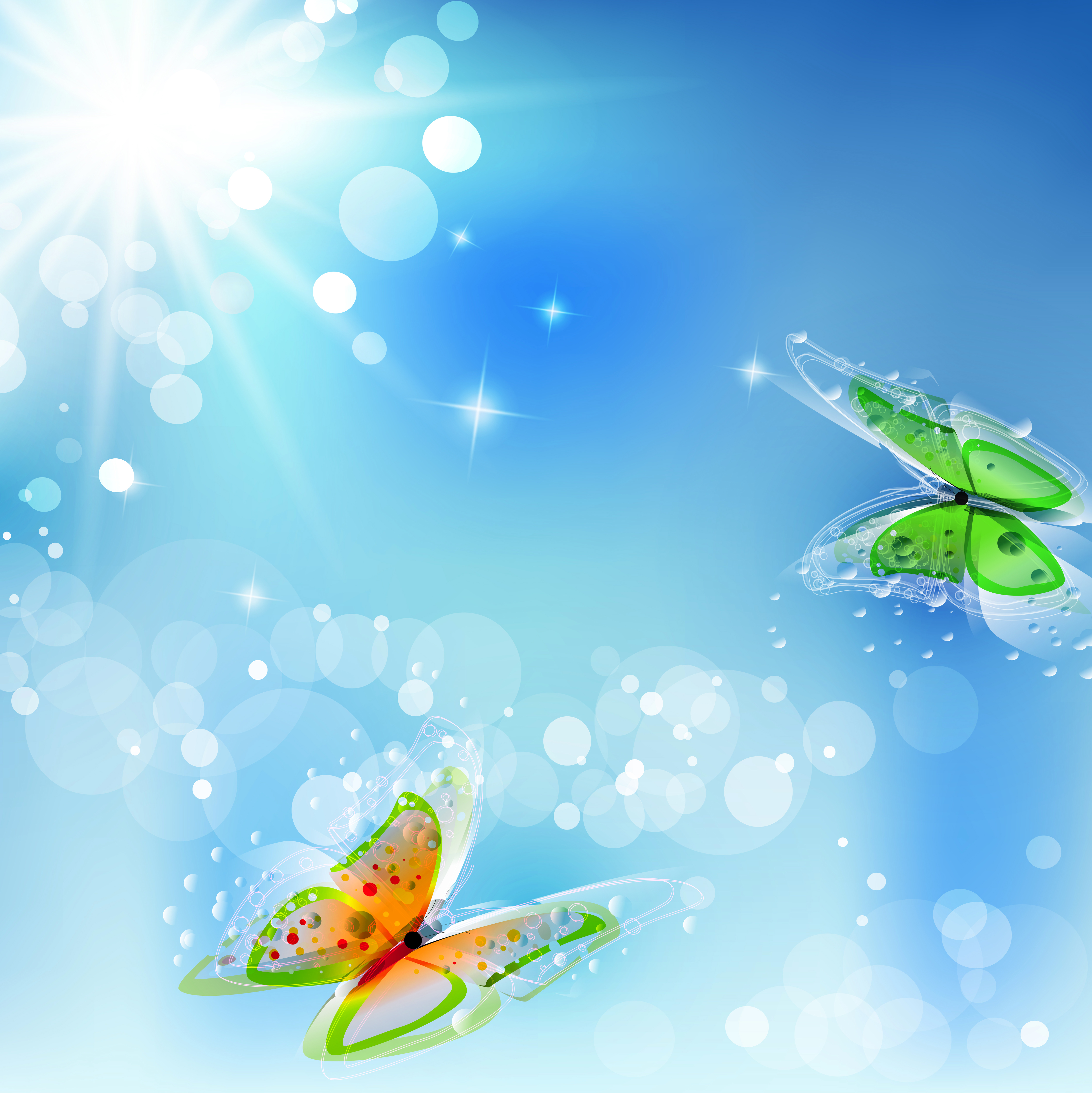 Spring Butterfly Background Gallery Yopriceville High Quality