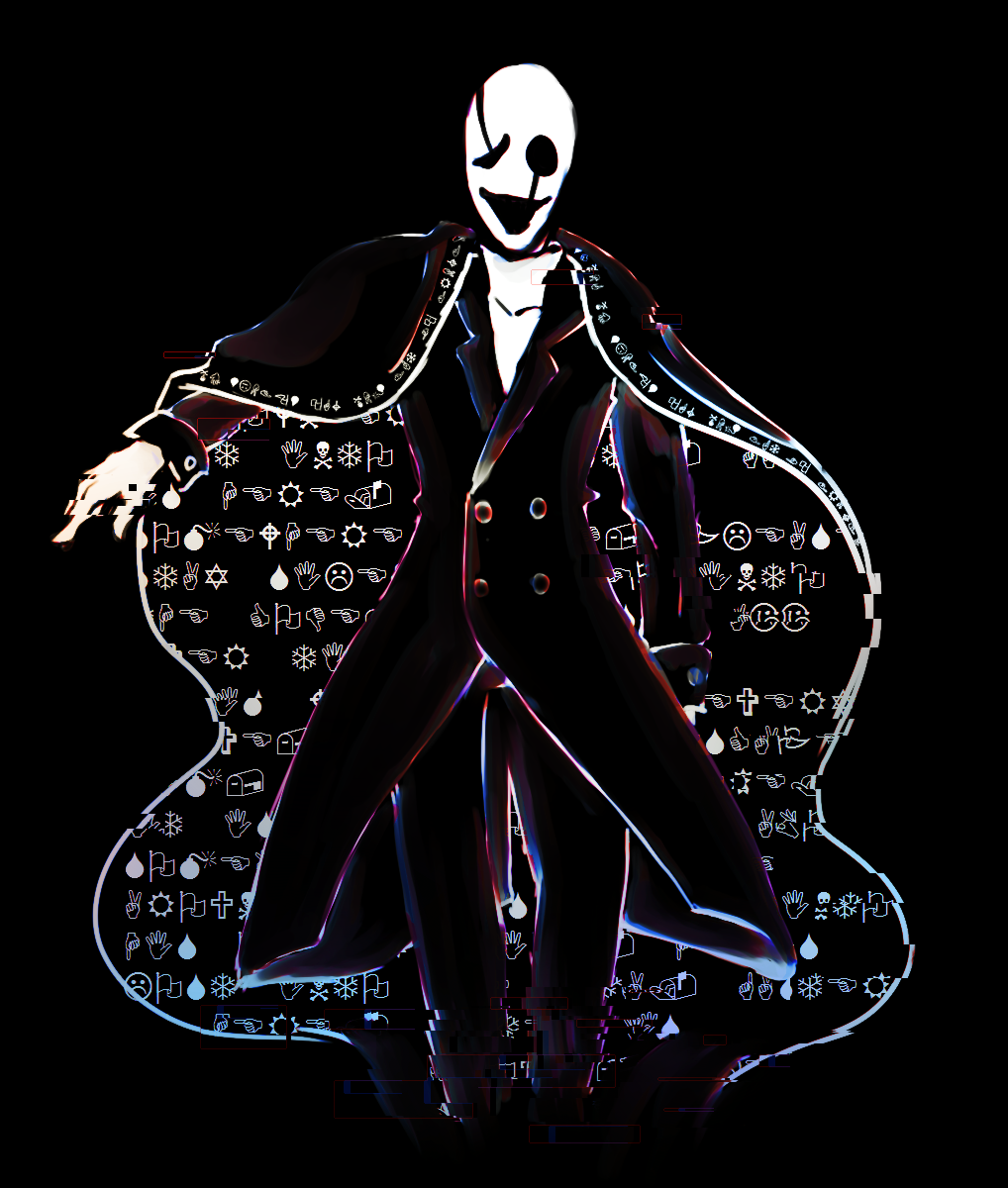 Scary Wd Gaster Undertale