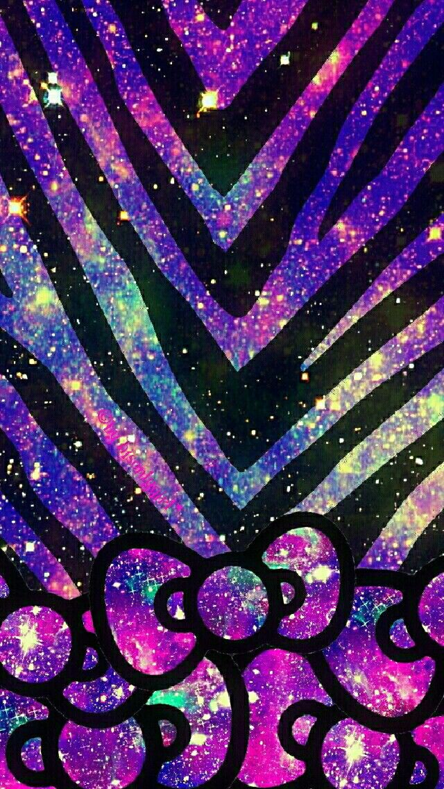Zebra Bow Galaxy iPhone Android Wallpaper I Created For The App