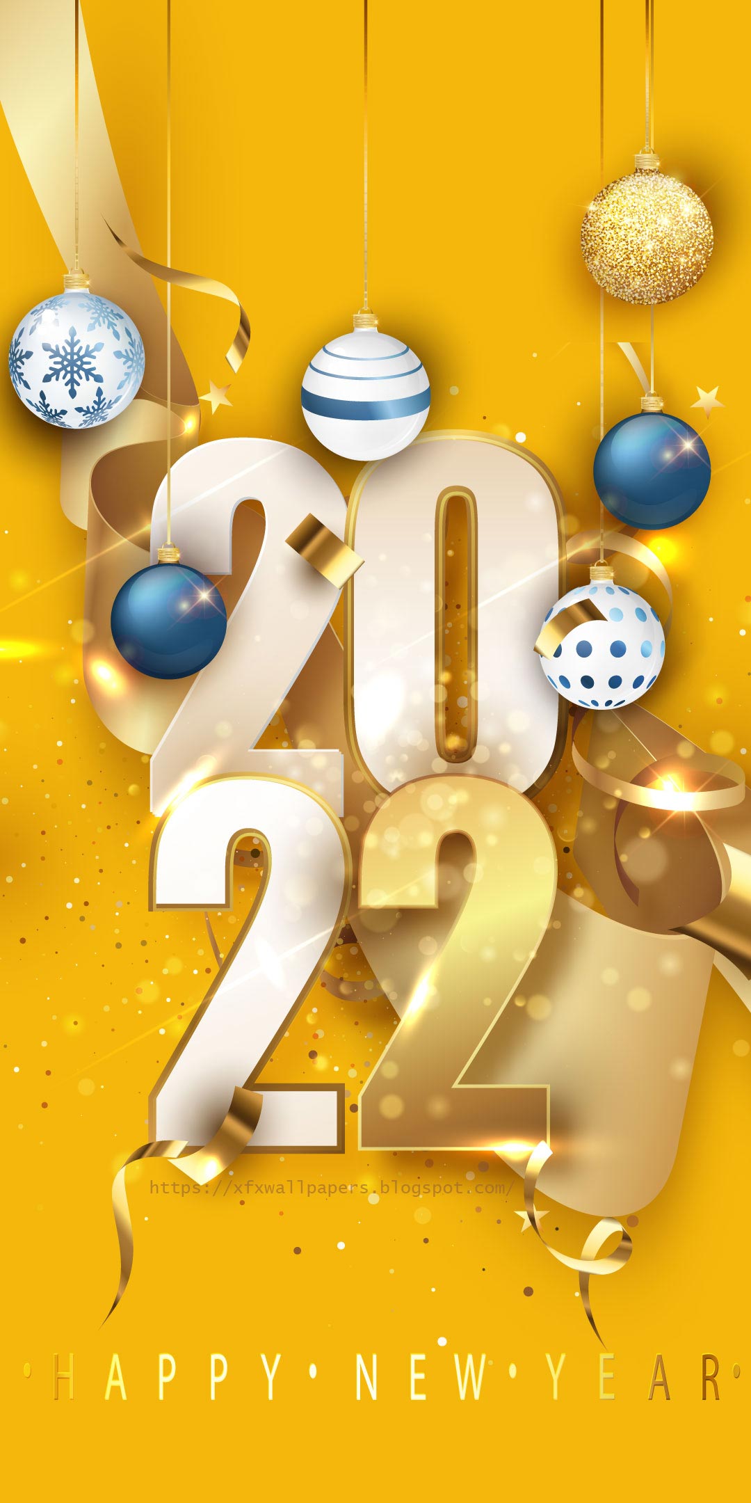 Happy New Year Winter  iPhone Wallpapers