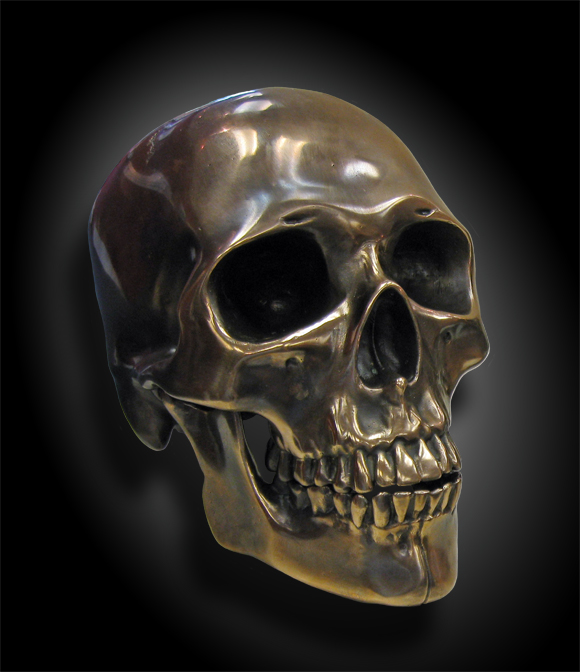 Bronze Skull Art Skulls