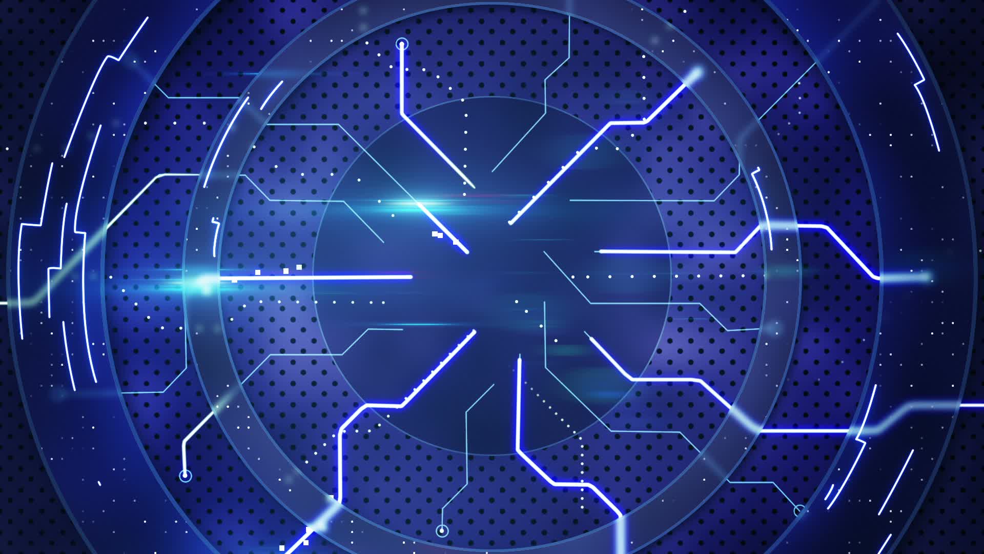 Blue Hi Tech Abstract Loopable Background Stock Video Hd