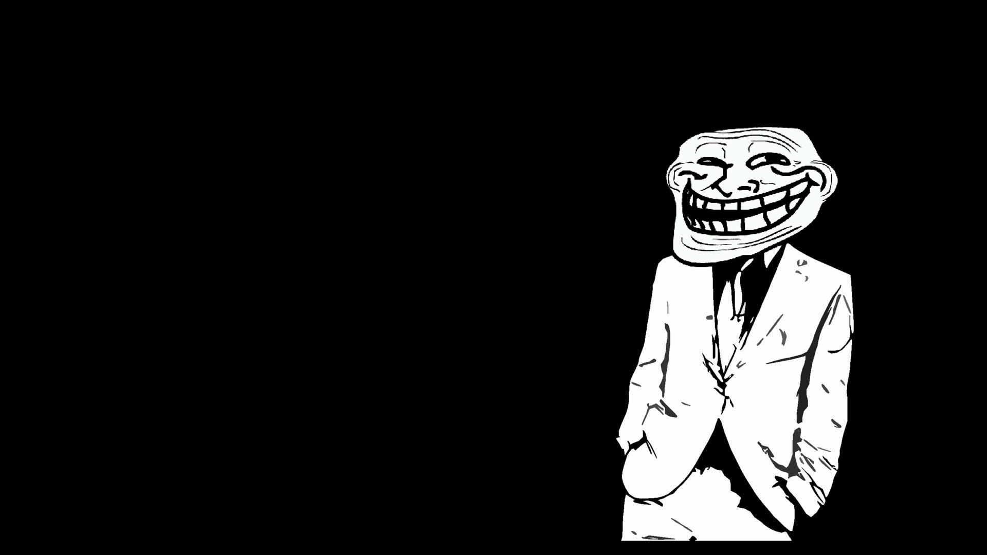 Download 50+ Troll face black background images for a humorous touch