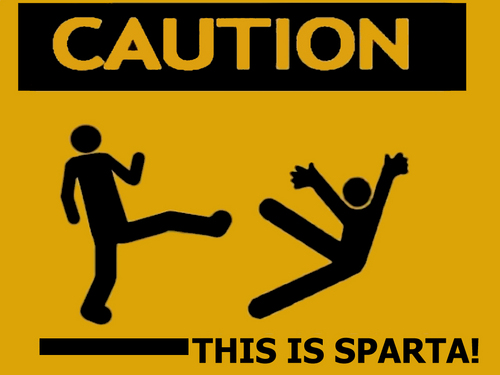 Caution This Is Sparta Remixes Wallpaper