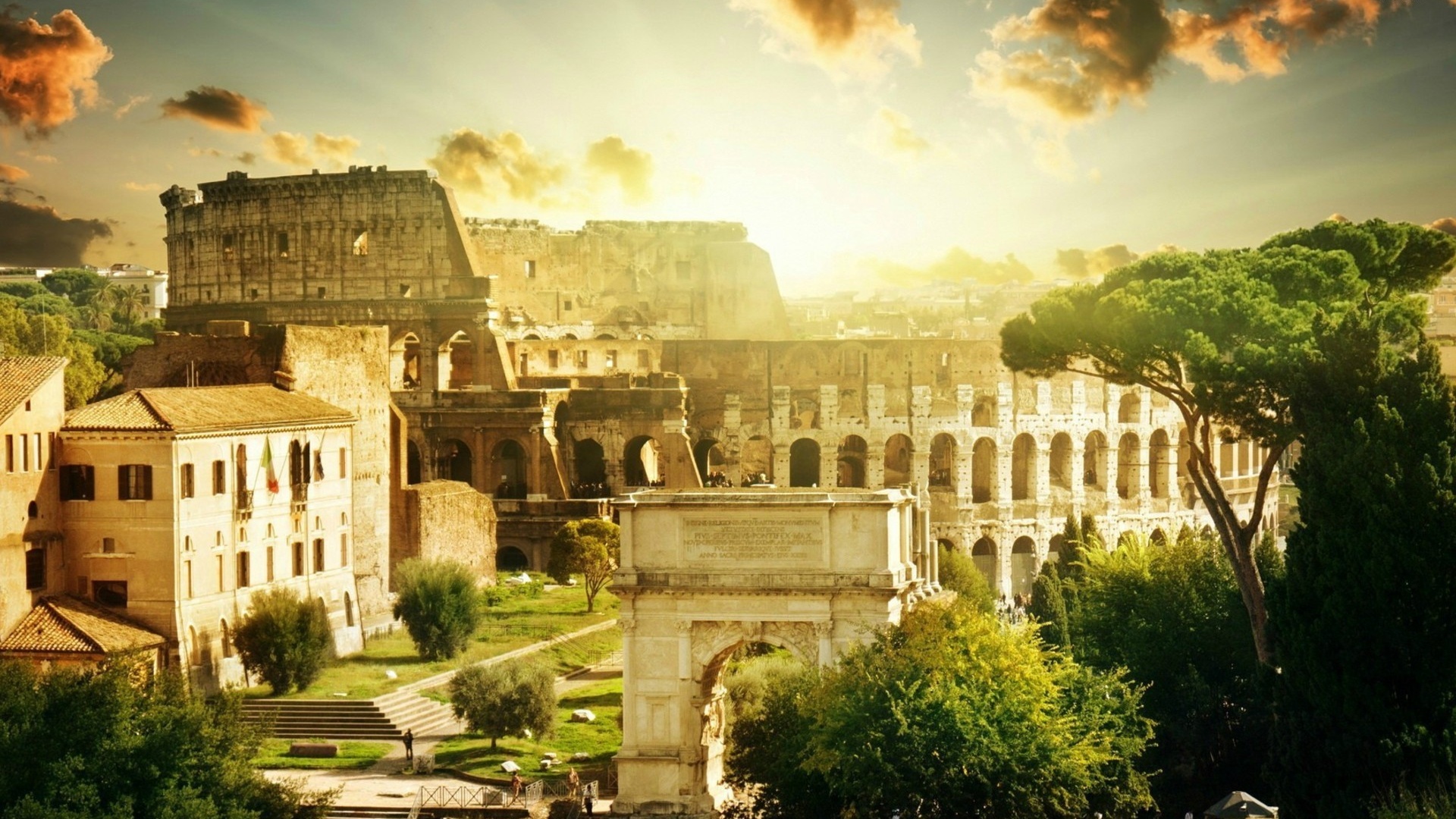 Colosseum Rome Desktop Pc And Mac Wallpaper