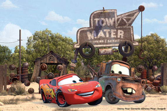 Disney Cars Tow Mater Mural Wall Sticker Outlet
