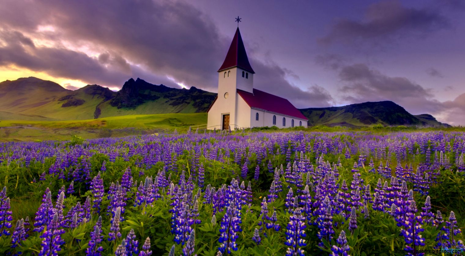 Old Country Churches Wallpaper