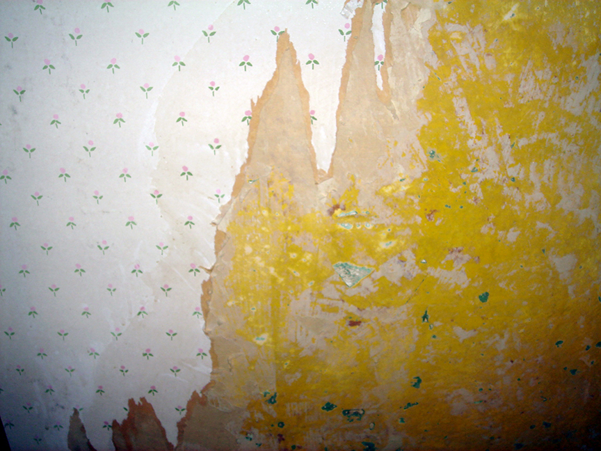 Renovation   Wallpaper Removal   Drywall Mud Used as Spackle The 864x648