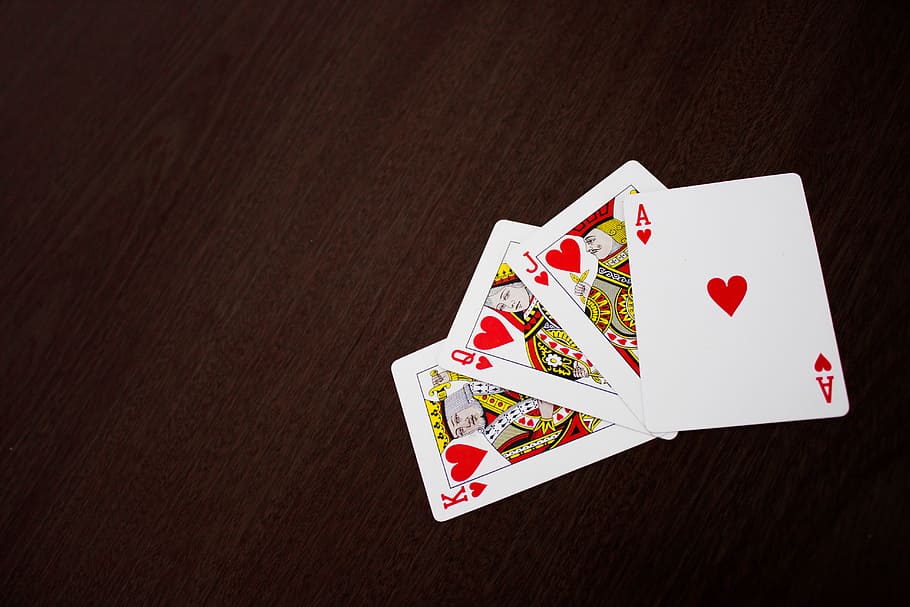 HD Wallpaper Red Casino Luck Game Ace Card Cards