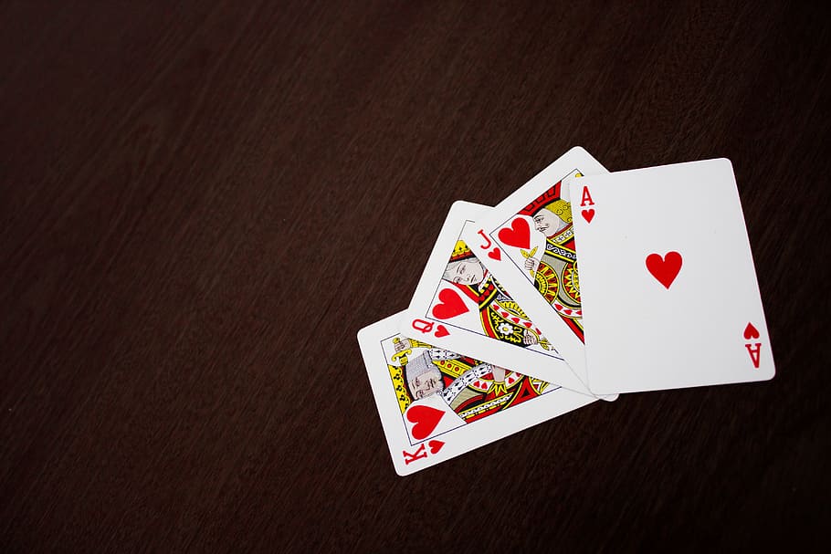 Hd Wallpaper Red Casino Luck Game Ace Card Cards