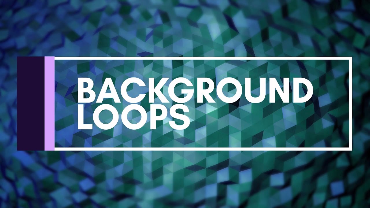 After Effects Tutorial Using Background Loops