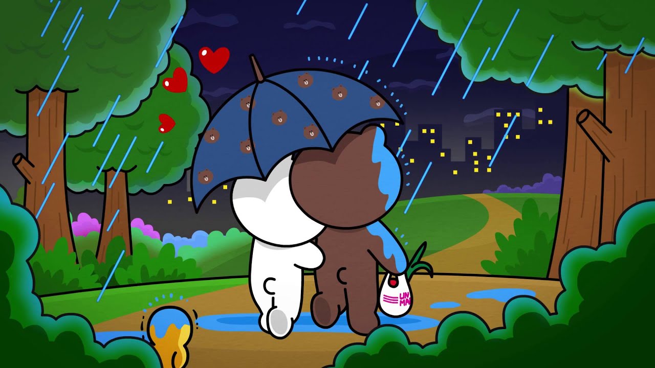 Line Brown Cony S Lonely Hearts Date