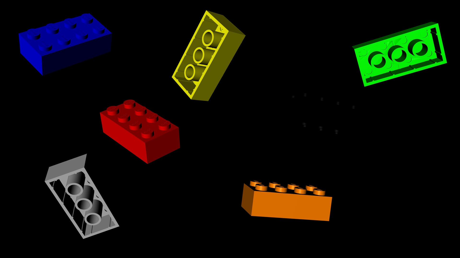 Lego Blocks Background Scale Brick By