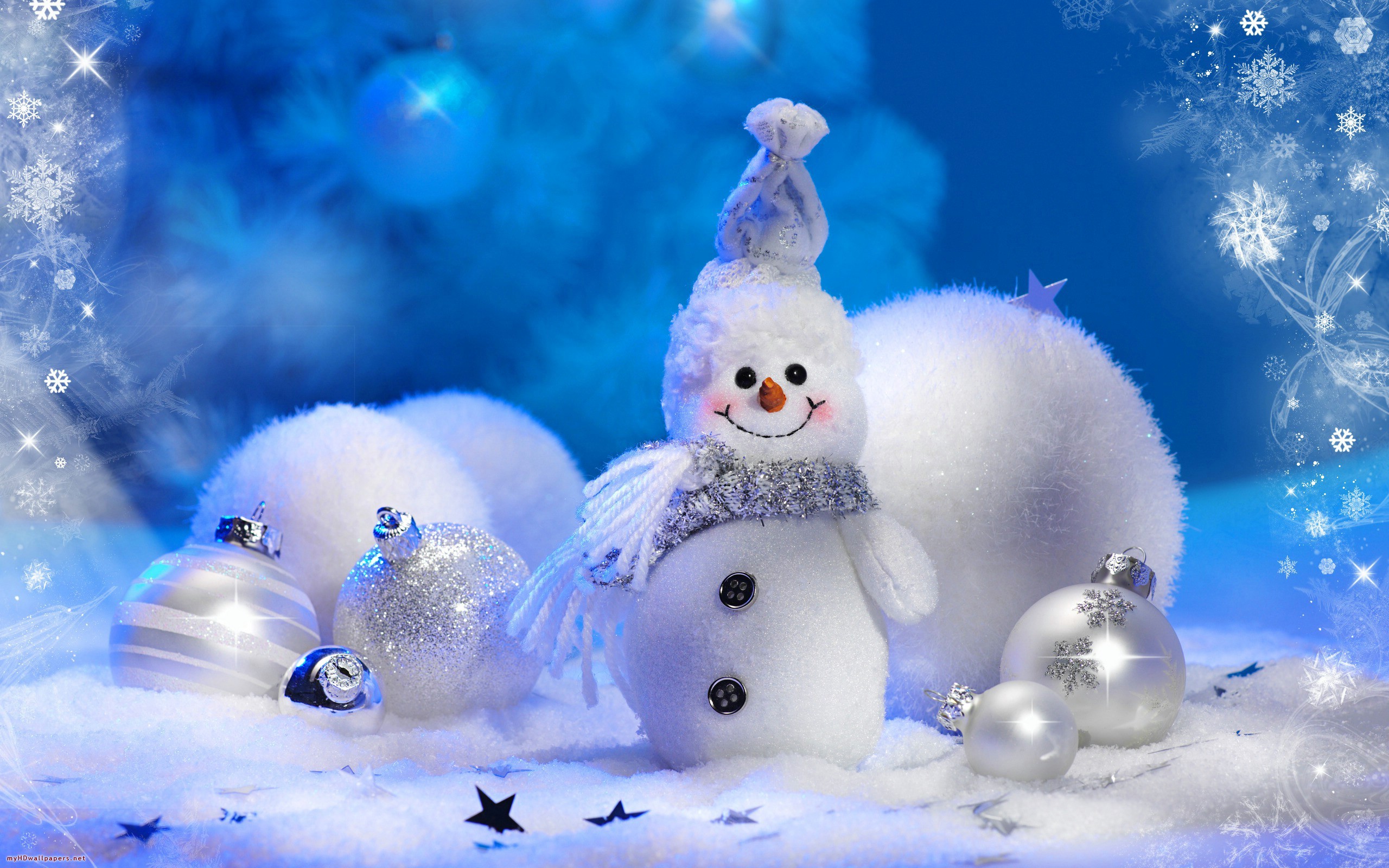 Cute Snowman Desktop Wallpaper HD And New