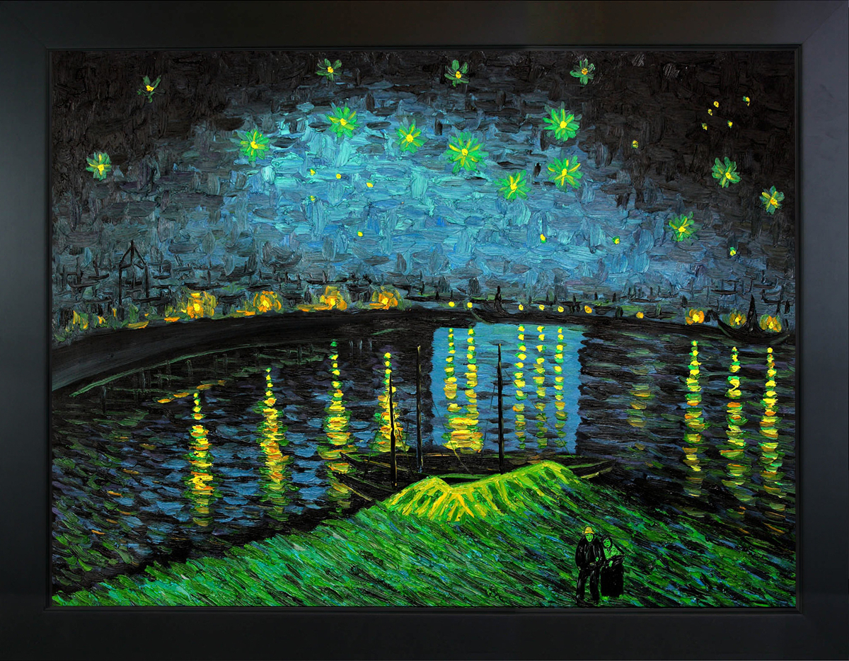 Starry Night Over The Rhone Wallpaper