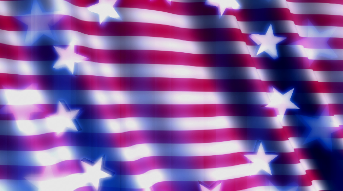 Political Background Stars And Stripes Motion Background For