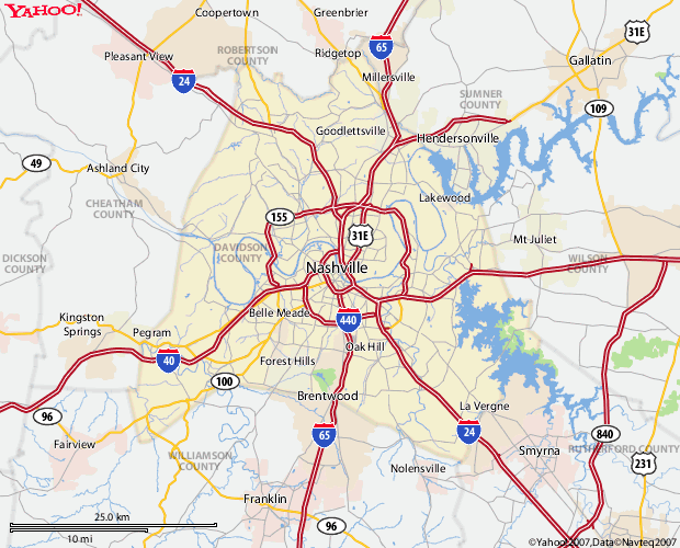 Nashville Tennessee Map Image Search Results
