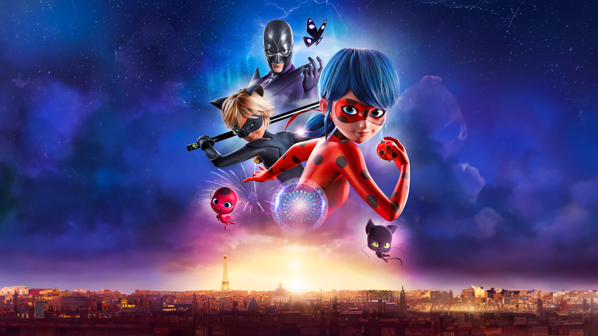 Ladybug And Cat Noir The Movie Laptop Full HD 1080p 4k Wallpaper