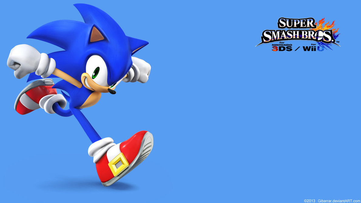Sonic Wallpaper Super Smash Bros Wii U 3ds By Gibarrar On