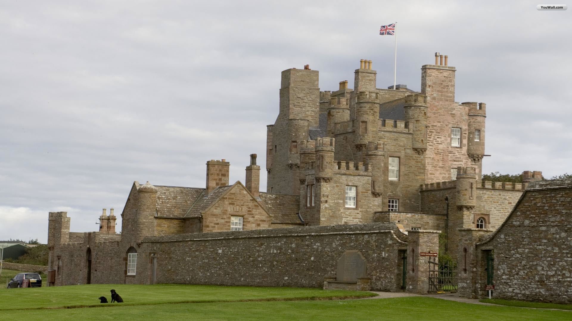YouWall   Castle of Mey   Scotland Wallpaper   wallpaperwallpapers