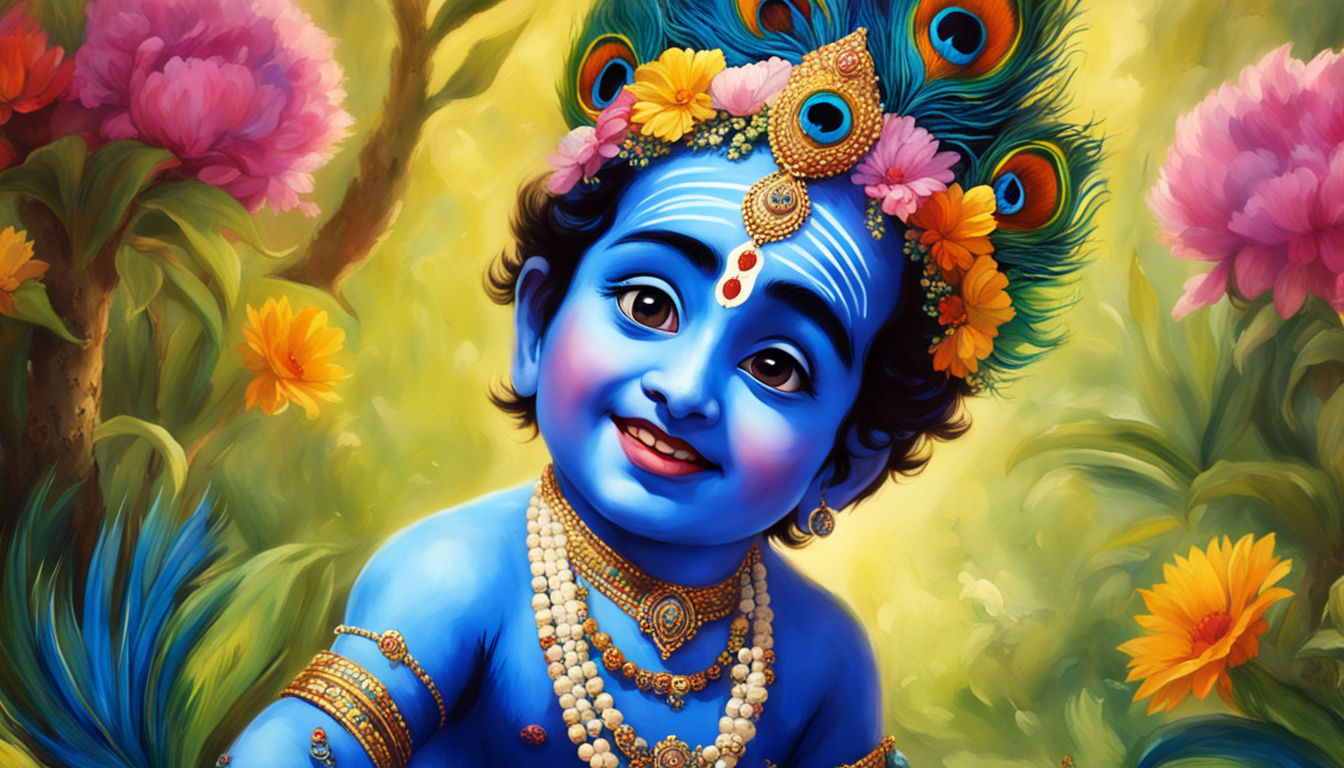 Natkhat Krishna HD Wallpaper