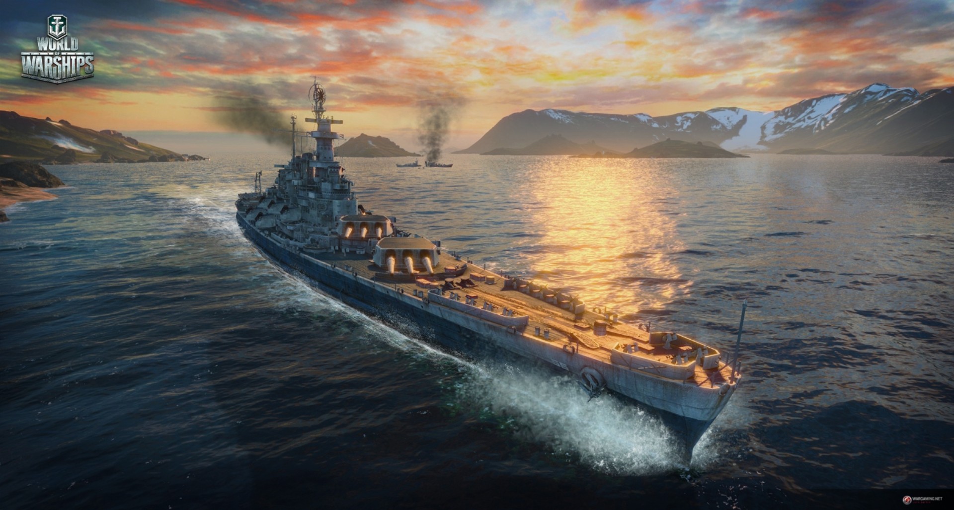 Uss North Carolina Wallpaper HD Wide 4k World Of Warships Game