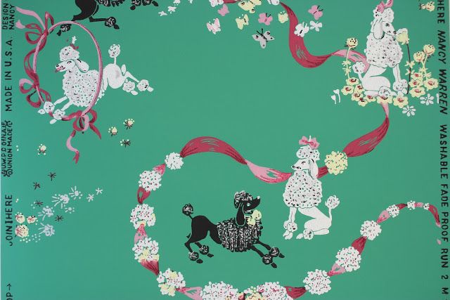Vintage Pink Poodle Wallpaper - Markoyxiana
