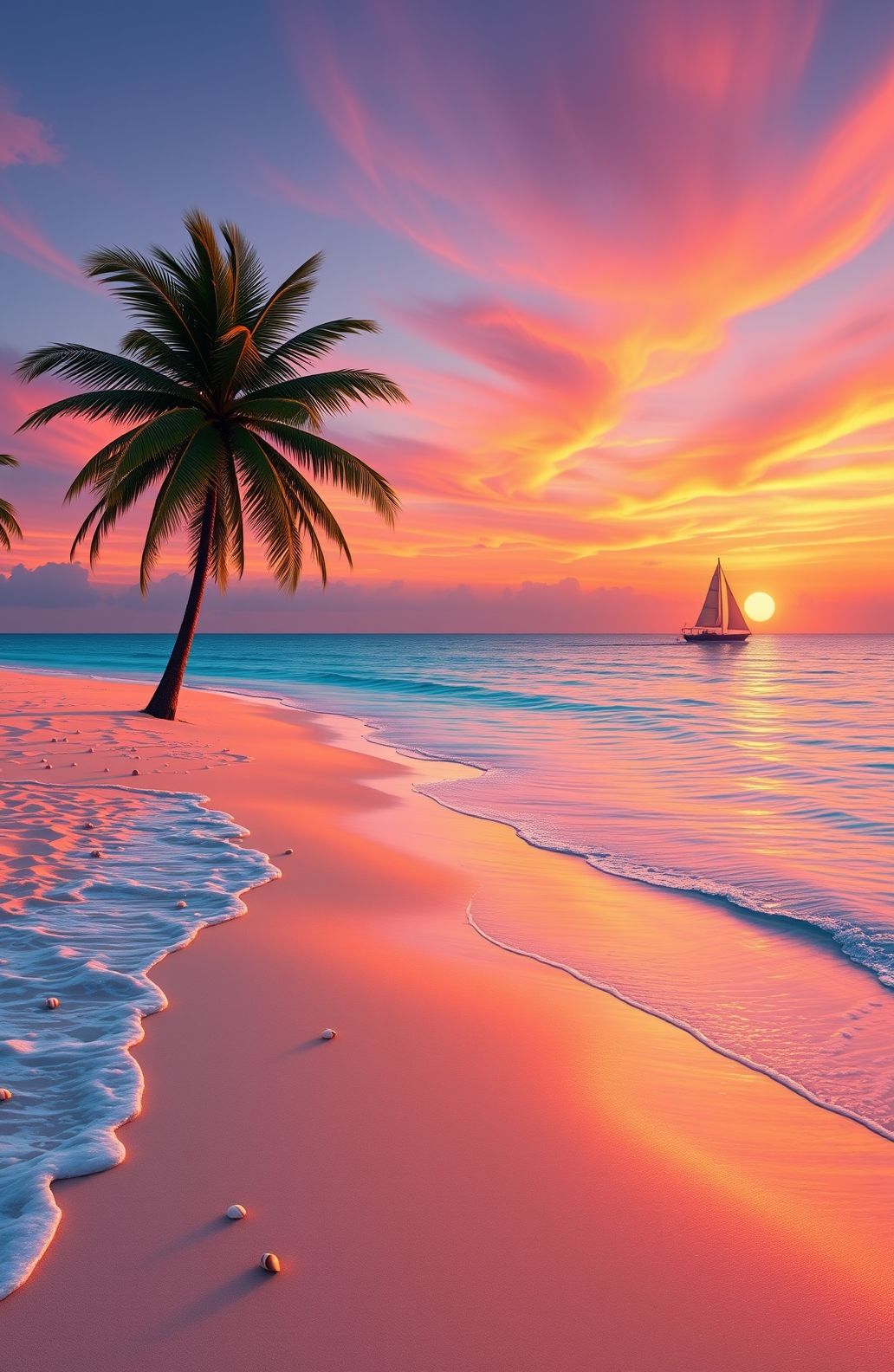 Dual Monitor Wallpaper Beach