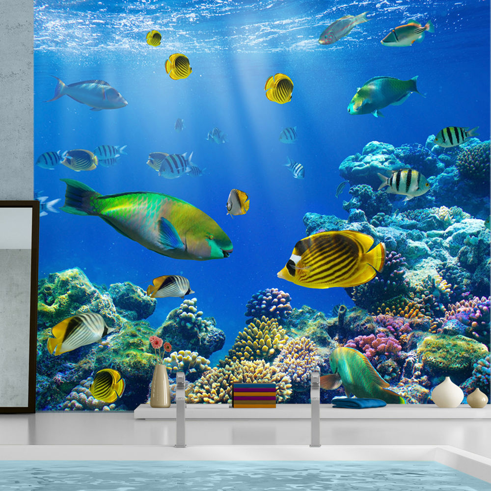 Wall Mural Ocean Underwater World Wallpaper Large Photo Art Interior