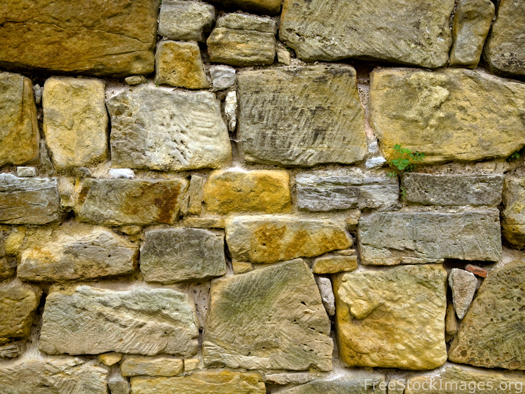 Stock Image Part Stone Wall Textures