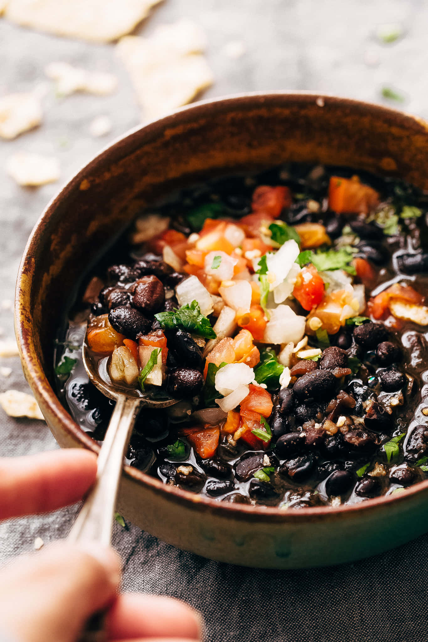 This Hearty Black Bean Soup Makes For The Perfect Autumn Meal Wallpaper