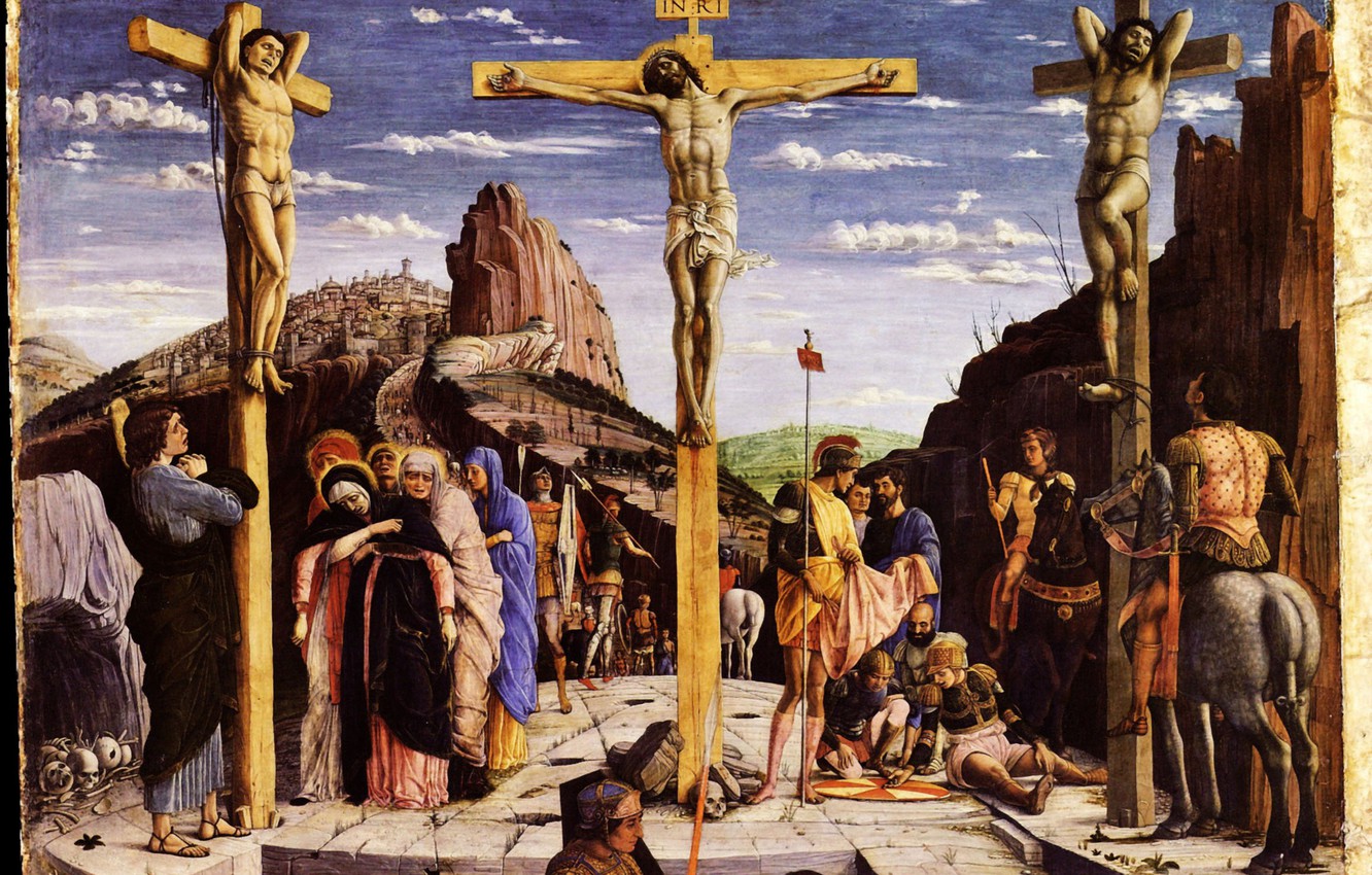 Wallpaper Paris Andrea Mantegna Oil On Wood The Louvre
