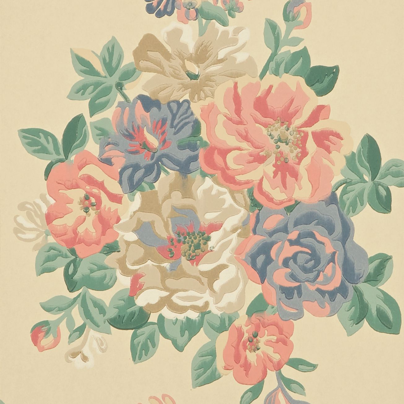 Rose Rley Wallpaper Collection Sanderson