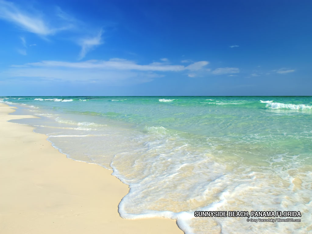 Sunnyside Beaches Florida Near Panama Beach Desktop Photo