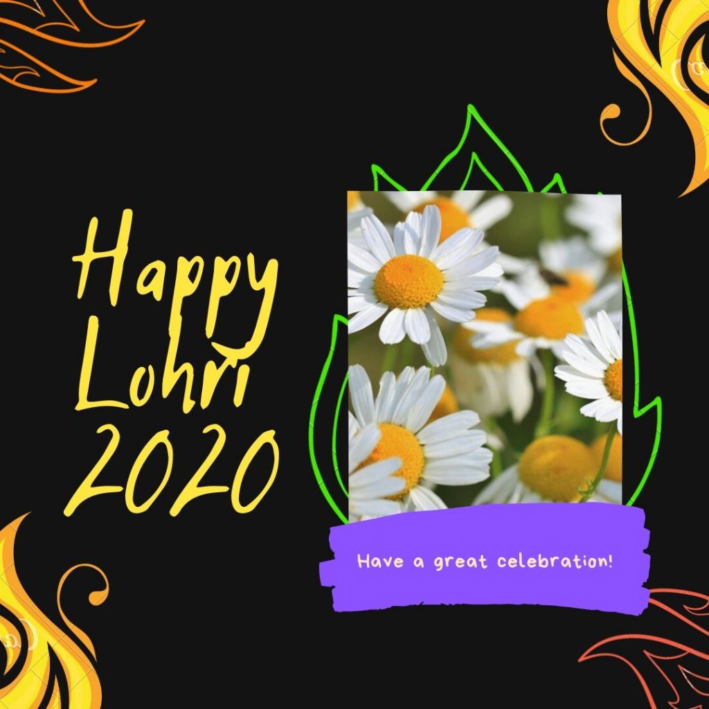 Happy Lohri Greeting Card Image In HD