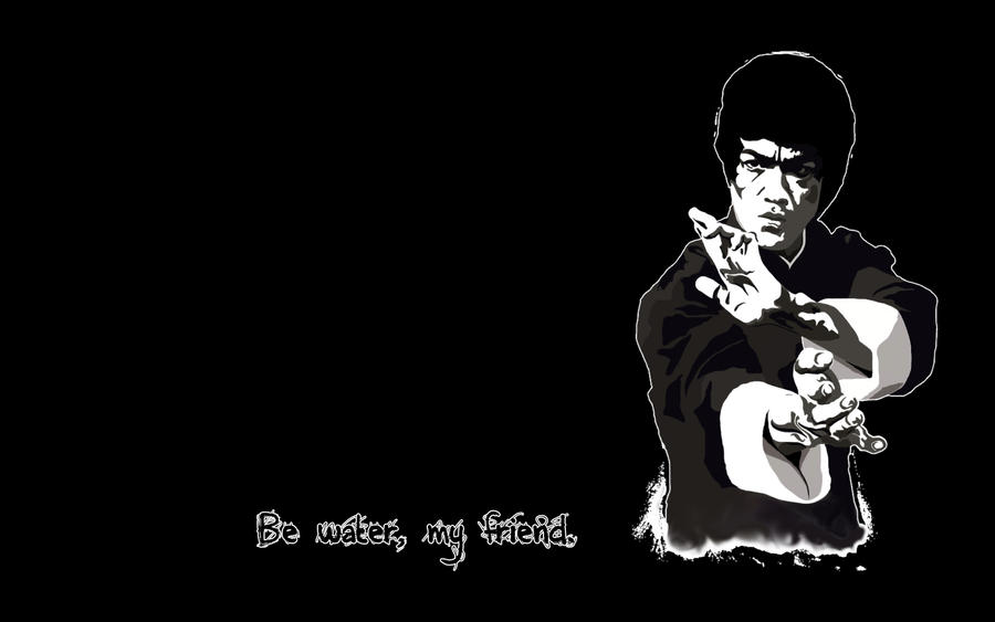 Bruce Lee Water Wallpaper by SheaHarleyGrubbs