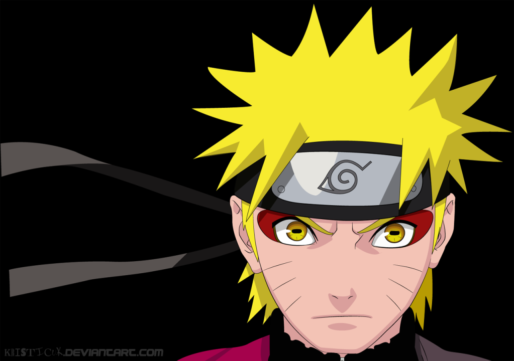 Naruto in black and white background 4K wallpaper download