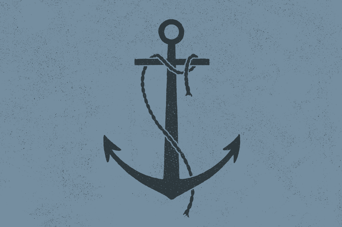 Anchor Background Vector Nautical Rope O