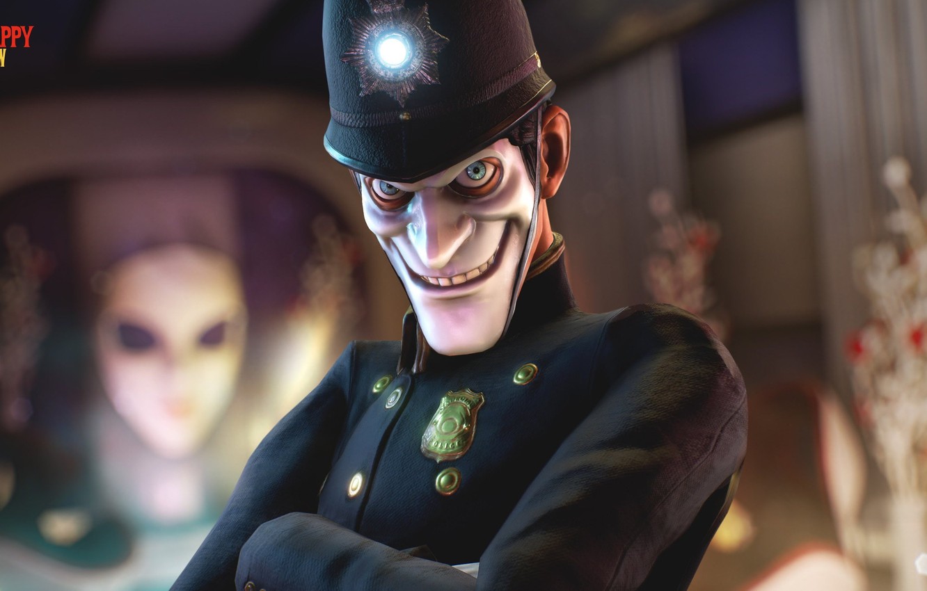 Wallpaper Game Hat Police Man Survivor Horror Evil Shield