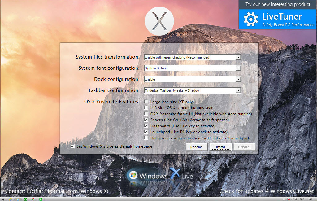 Extract The Package And Right Click Yosemite Ux O