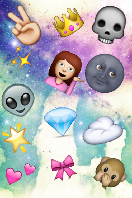 We Heart It Cute Emoji Background