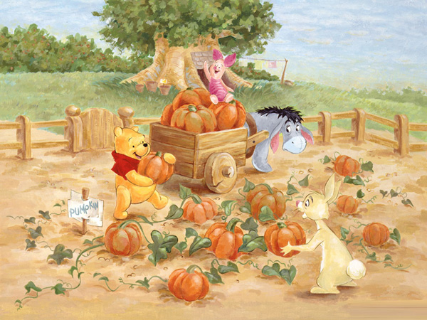 Winnie The Pooh Thanksgiving Wallpaper is the cutest and heart